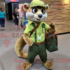 Costume de mascotte d Olive...