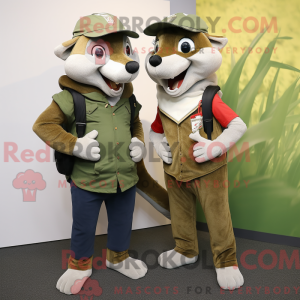 Costume de mascotte d Olive...