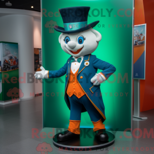 Figura de máscara preta com...