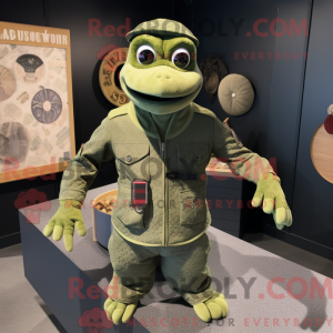 Oliven Anaconda maskot...