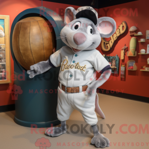 Silver Ratatouille mascot...