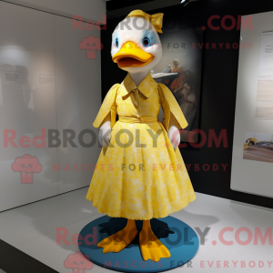 Disfraz de mascota de pato...