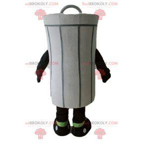 Mascota de basura de contenedor gris gigante - Redbrokoly.com