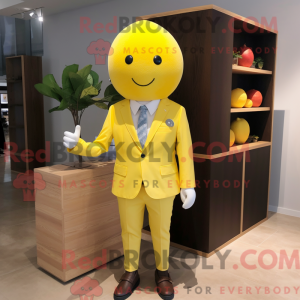 Lemon Yellow Plum mascot...