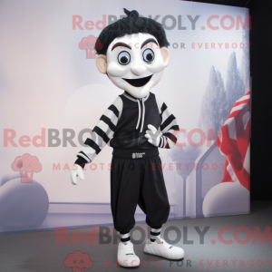 Mime-mascottekostuumkarakte...