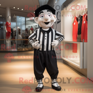 Mime-mascottekostuumkarakte...