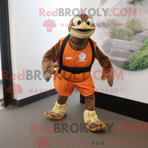 Rust Sea Turtle maskot...