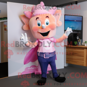 Postava maskota Pink Tooth...