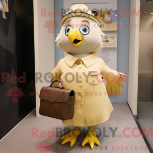 Personaggio mascotte beige...