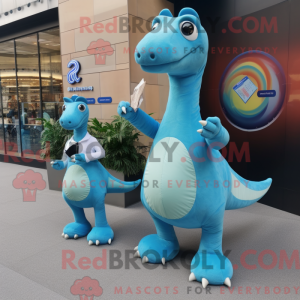 Himmelblå Diplodocus...