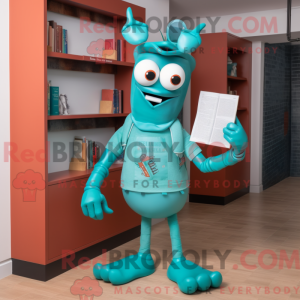 Disfraz de mascota Teal...