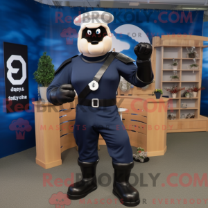 Navy Gi Joe maskot kostume...
