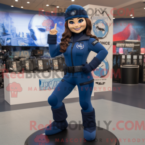 Navy Gi Joe maskot kostume...