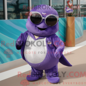 Lilla Narhval maskot...