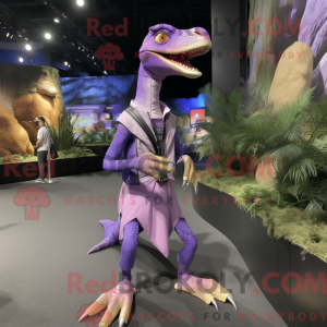 Purple Coelophysis mascot...