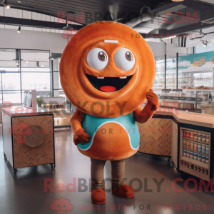 Rust Donut maskot drakt...