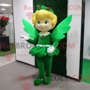 Forest Green Cupid mascot...