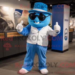Blue Momentum Maskottchen...