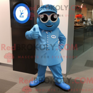 Personnage mascotte Blue...