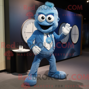 Blue Momentum Maskottchen...