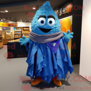 Blå Nachos maskot kostume...