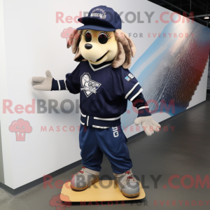 Navy Skateboard maskot...
