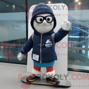 Navy Skateboard maskot...