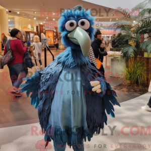 Azul Emu-maskotdraktfigur...