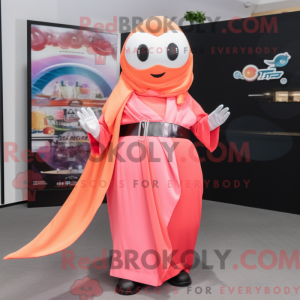 Costume de mascotte Peach...