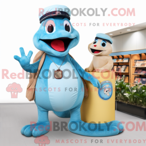 Disfraz de mascota Sky Blue...