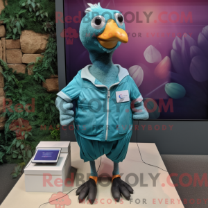 Disfraz de mascota Teal...