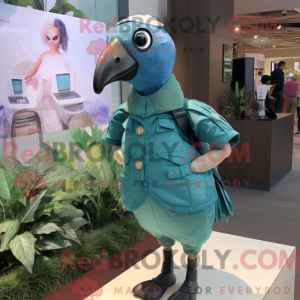Disfraz de mascota Teal...