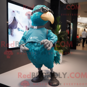 Disfraz de mascota Teal...
