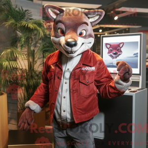 Maroon Thylacosmilus mascot...