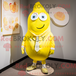 Citrongul østers maskot...