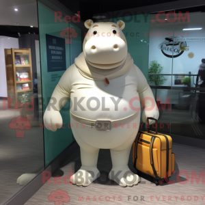 Mascotte d hippopotame...