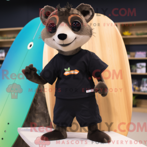 Preto Marten máscara com...