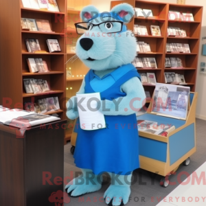 Postava maskota Sky Blue...