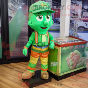 Disfraz de mascota de Green...