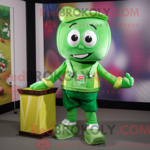 Disfraz de mascota de Green...