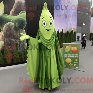 Postava maskota Lime Green...