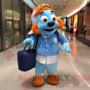 Blauwe clown vis...
