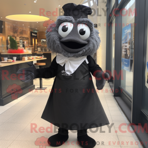 Black Fish And Chips mascot...