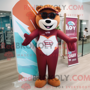 Maroon Arrow Of Love mascot...