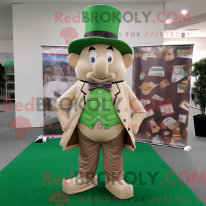 Beżowa czapka krasnoludka...