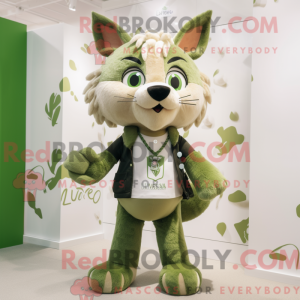 Costume de mascotte de Lynx...