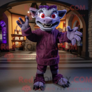 Costume mascotte de vampire...