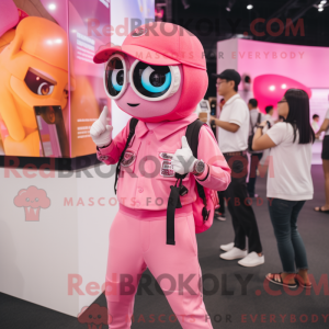 Pink Sniper maskot kostume...