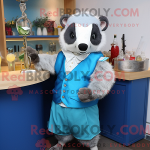 Disfraz de mascota Sky Blue...