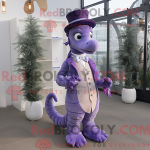 Lavendel søhest maskot...